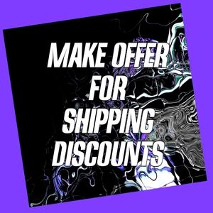 MAKE OFFERS FOR DISCOUNTED SHIPPING RATES!!!